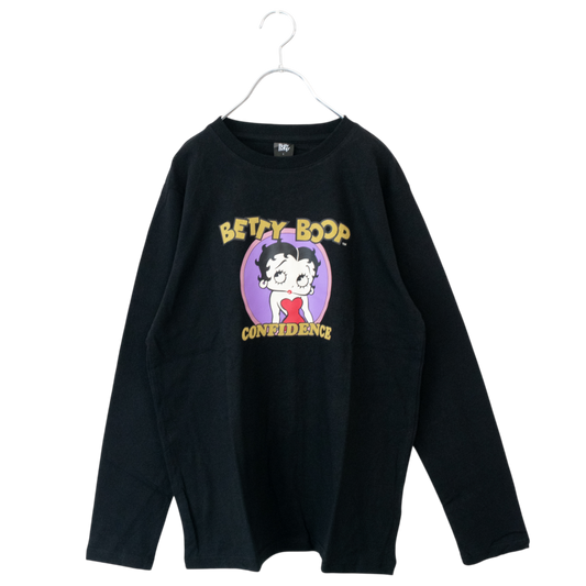 BETTY BOOP ベティちゃん ロンT BLACK