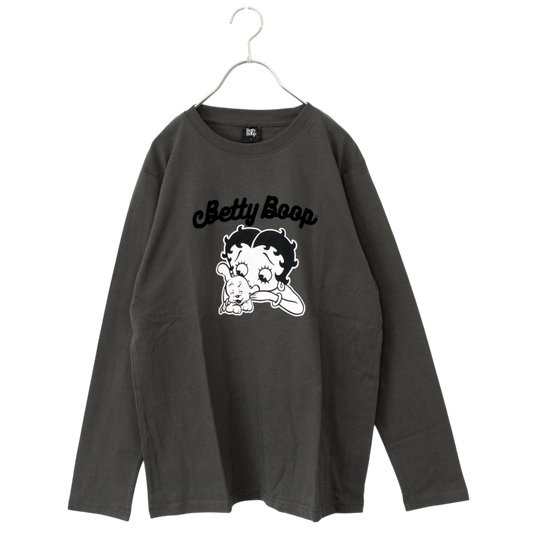 BETTY BOOP ベティちゃん ロンT GREEN