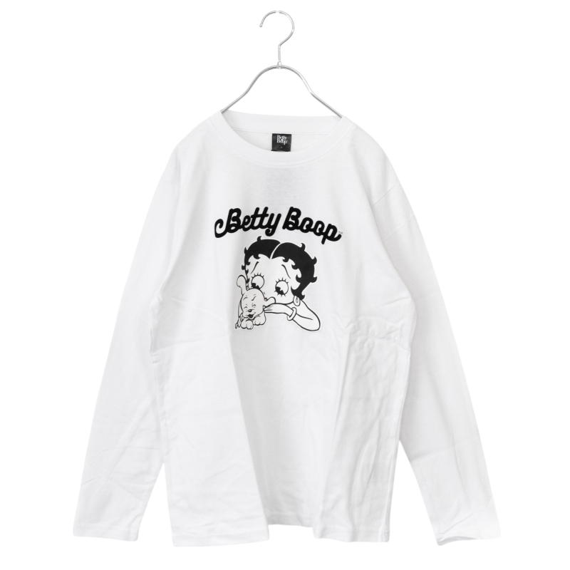 BETTY BOOP ベティちゃん ロンT WHITE