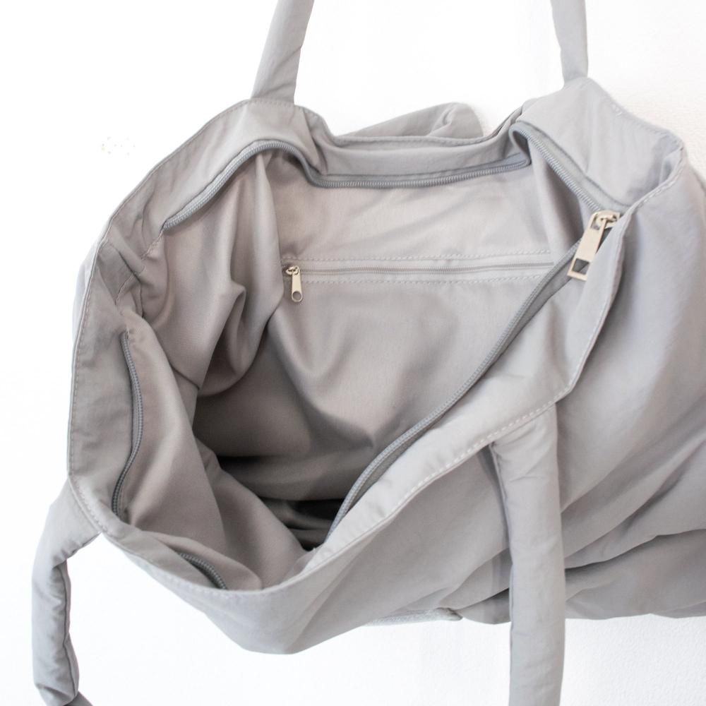 ナイロン 中綿 リボントート GRAY