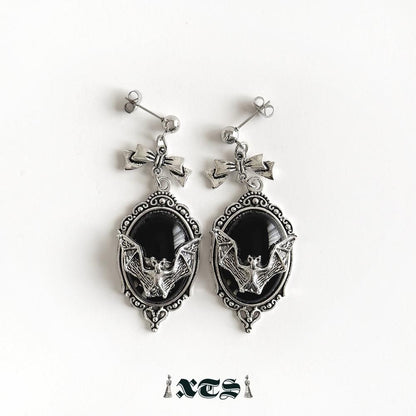 XTS Gothic Bat ピアス＆イヤリング BLACK