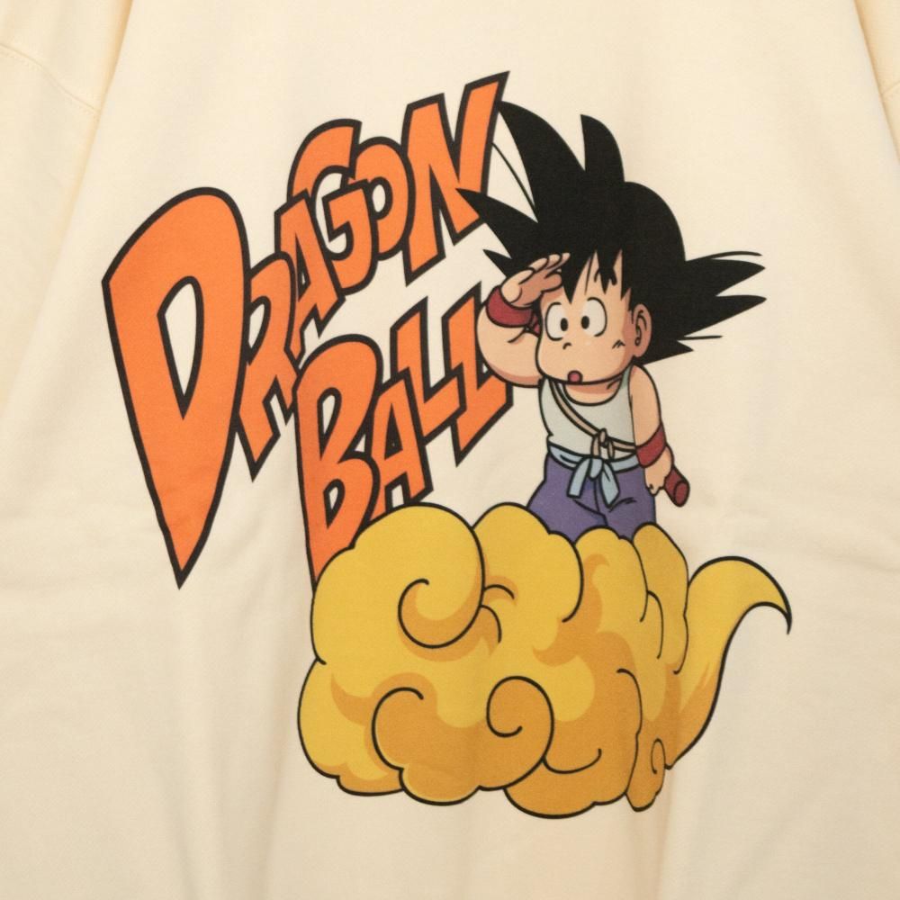 ドラゴンボール スウェットトップ 筋斗雲 TE1397 BEIGE