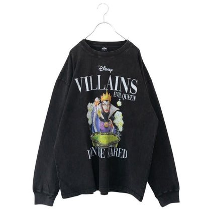 Disney Villains Magazine Long T-Shirt Queen BLACK