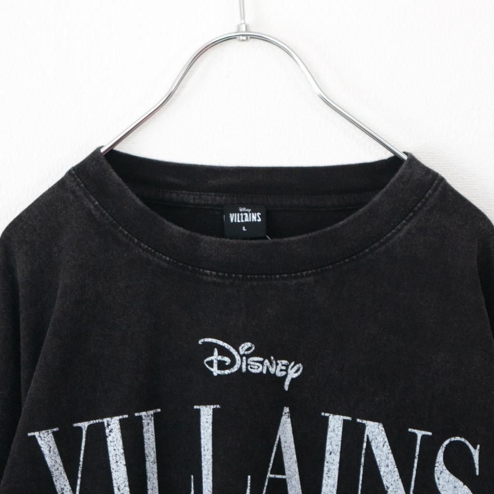 Disney ディズニー ヴィランズ マガジン ロンT 女王 BLACK