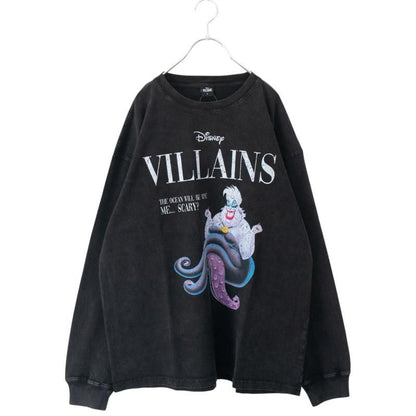 Disney Villains Magazine Long T-Shirt Ursula Black