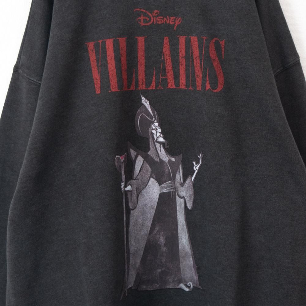 Disney ディズニー ヴィランズ スウェットシャツ ジャファー BLACK