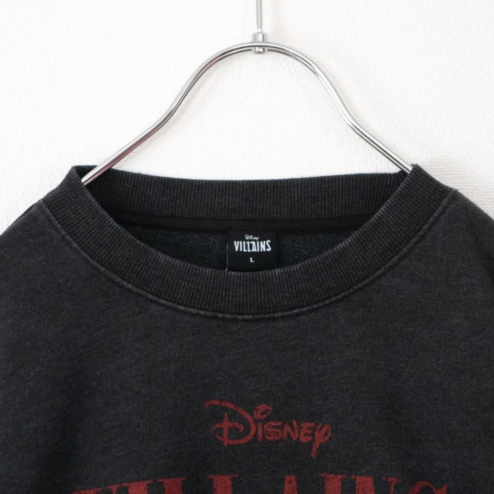 Disney ディズニー ヴィランズ スウェットシャツ ジャファー BLACK