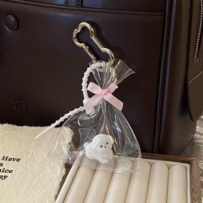 DOG IN THE BAG 犬 キーホルダー