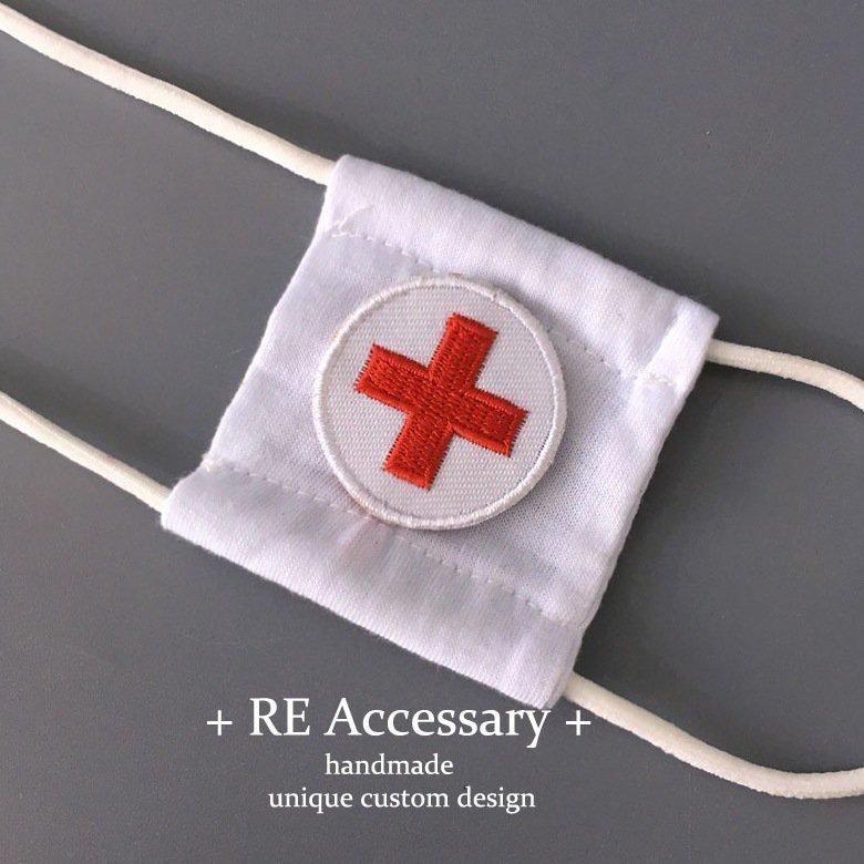 CROSS 十字 眼帯 アクセサリー パッチ