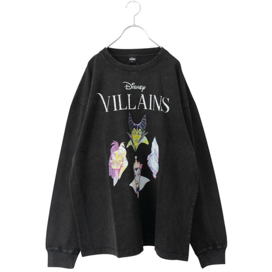 Disney Villains Tour Design Long T-Shirt BLACK