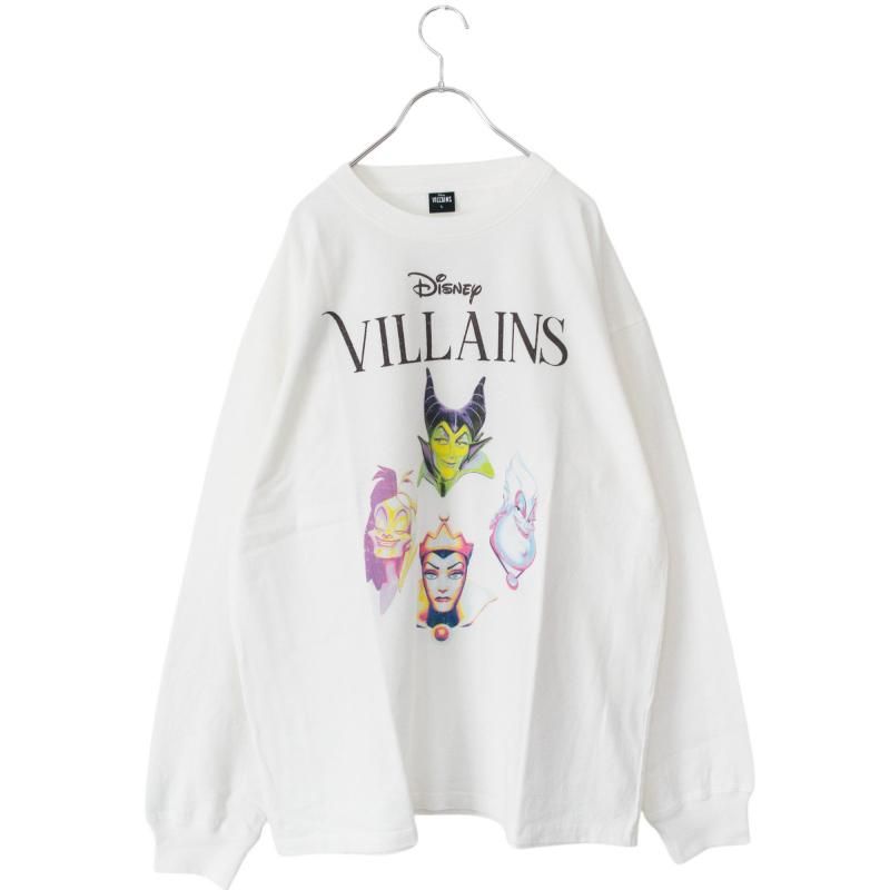 Disney Villains Tour Design Long T-Shirt in White