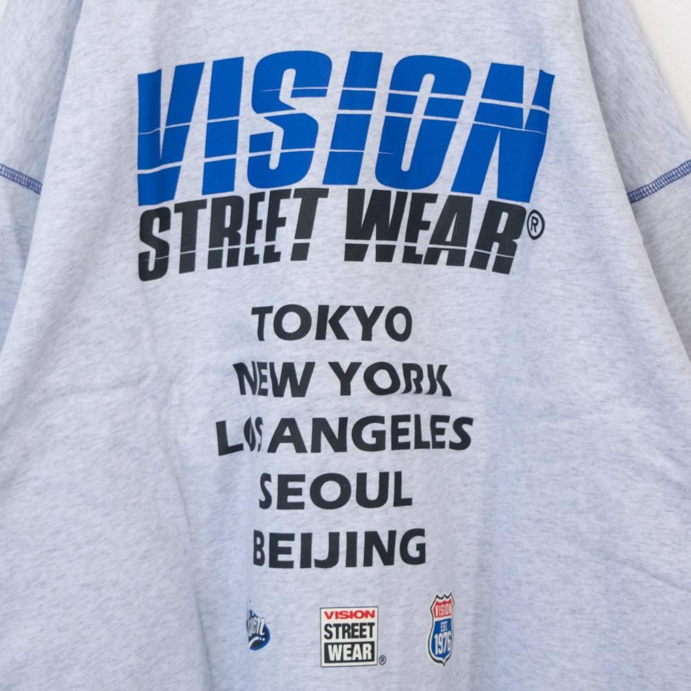 VISION STREET WEAR レーシングロゴスウェット GRAY