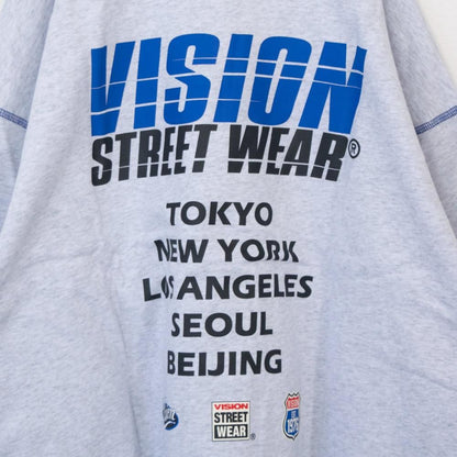 VISION STREET WEAR レーシングロゴスウェット GRAY