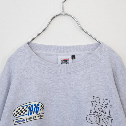 VISION STREET WEAR レーシングロゴスウェット GRAY