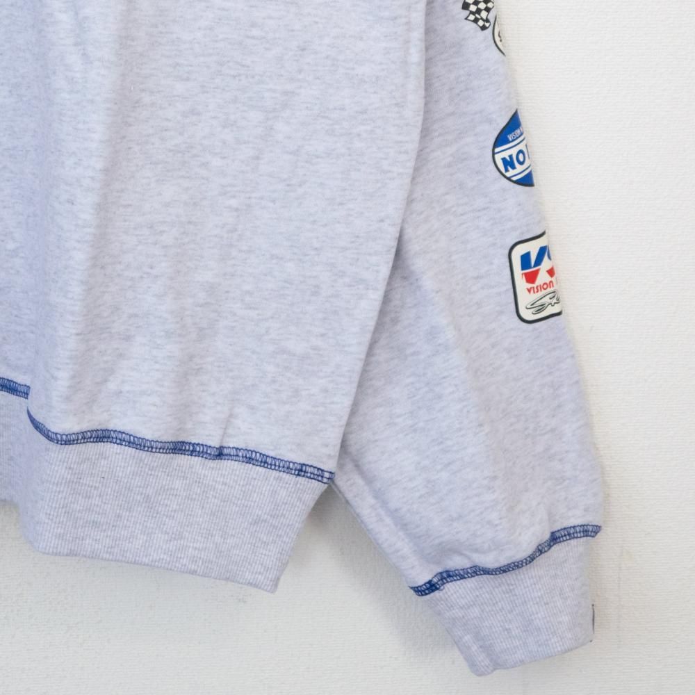 VISION STREET WEAR レーシングロゴスウェット GRAY