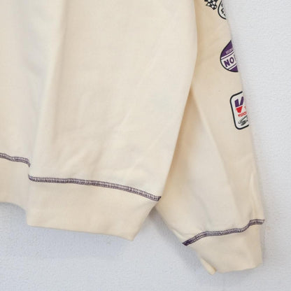 VISION STREET WEAR レーシングロゴスウェット IVORY