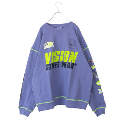 VISION STREET WEAR Racing Logo Sweatshirt PURPLE