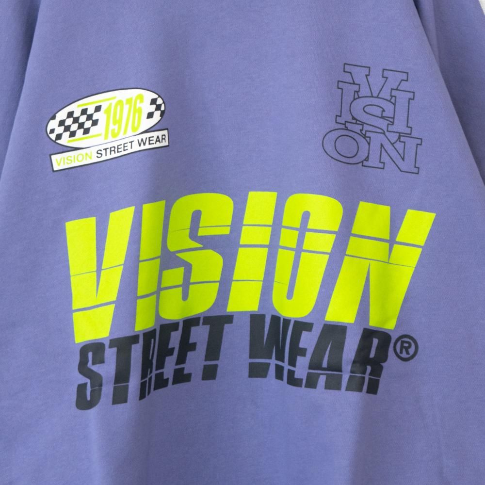 VISION STREET WEAR レーシングロゴスウェット PURPLE