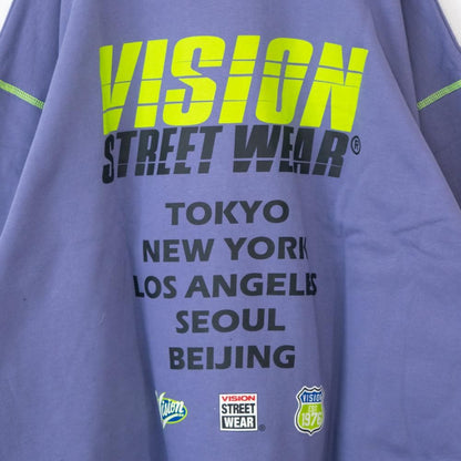 VISION STREET WEAR レーシングロゴスウェット PURPLE
