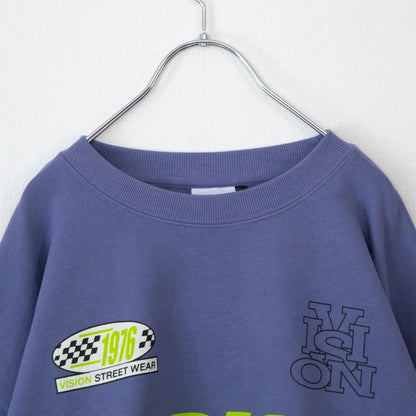 VISION STREET WEAR レーシングロゴスウェット PURPLE