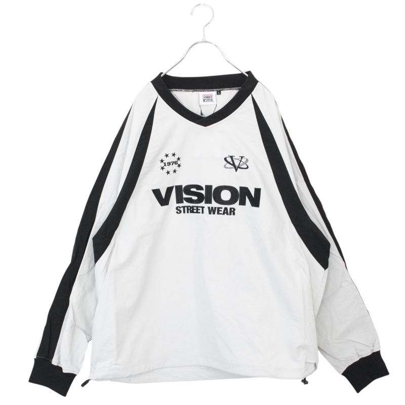 VISION STREET WEAR ナイロンプルオーバー WHITE