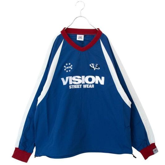 VISION STREET WEAR Nylon Pullover BLUE
