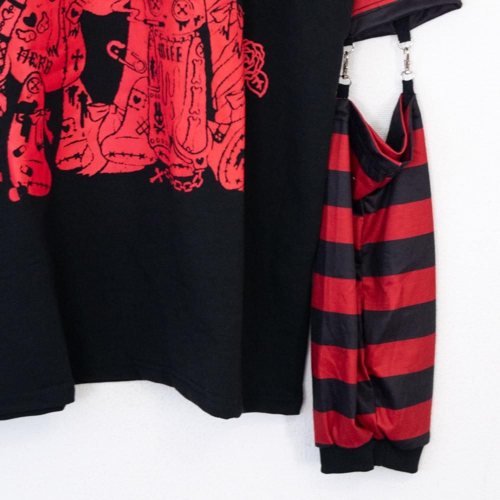 ACDC RAG PUNKYバニー ロンT RED