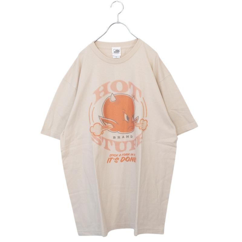 ホットスタッフ Tシャツ フェイス UNO1115 BEIGE
