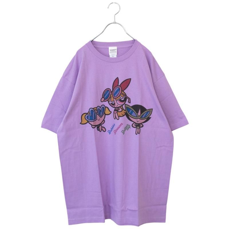 パワーパフガールズ Tシャツ サングラス WB2372 PURPLE