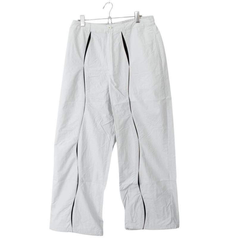 VISION STREET WEAR ナイロンウェーブ切替パンツ WHITE