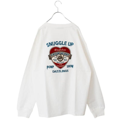 ハート CAT ロンT WHITE