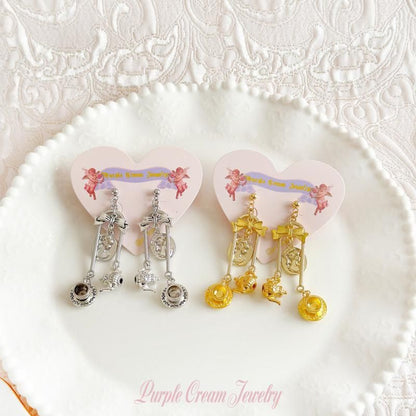 Purple Cream ティータイムピアス・イヤリング P1760