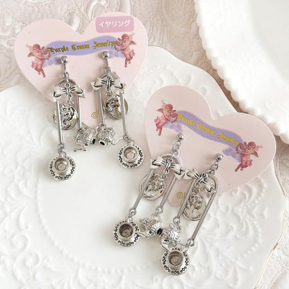 Purple Cream ティータイムピアス・イヤリング P1760