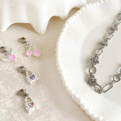 Purple Cream チェーンブレスレット P1689
