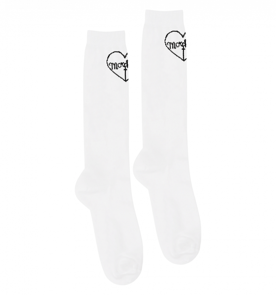MORPH8NE ロゴ ハイソックス SAMPLE WHITE