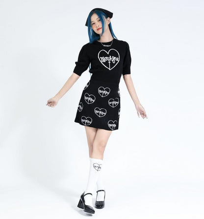 MORPH8NE ロゴ ハイソックス SAMPLE WHITE