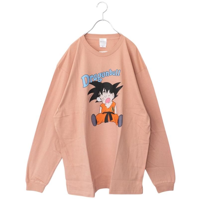 Dragon Ball Long T-Shirt "Goku Good Night" Gray TE1561 TE1560