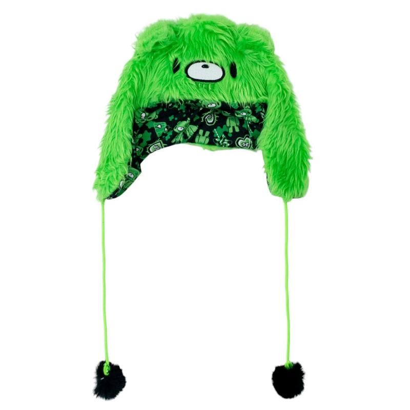 ACDC RAG Gloomy Sophie Powers Collaboration Faux Fur Face Hat Black Green
