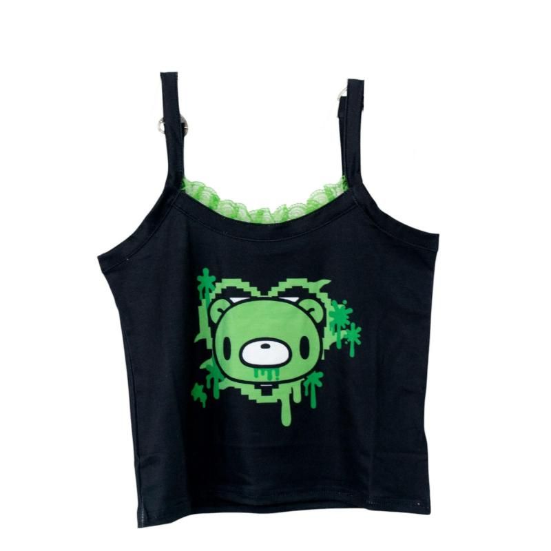 ACDC RAG グルーミー Sophie Powers コラボレーション キャミソール BLACK GREEN