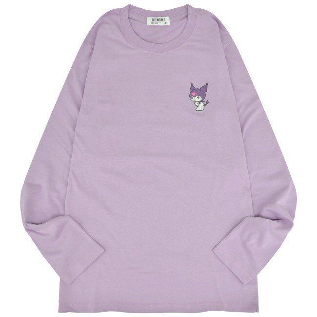 Sanrio Kuromi Character Long T-Shirt PURPLE