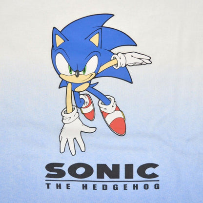 SEGA ソニック・ザ・ヘッジホッグ キャラクター Tシャツ グラデーション BLUE