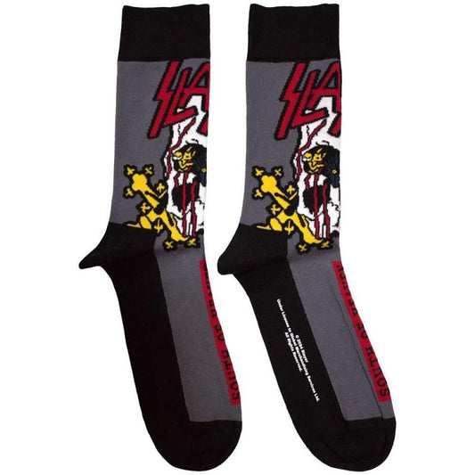 Slayer Unisex Socks, South of Heaven Color (Charcoal Grey)