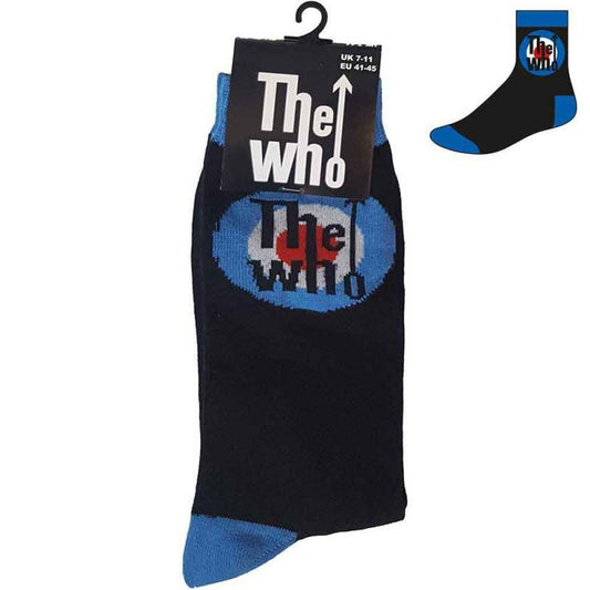 The Who Unisex Socks with Target Logo (Black)