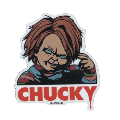 CHUCKY Sticker, Provocative, Child's Play Movie, Horror, CP-003
