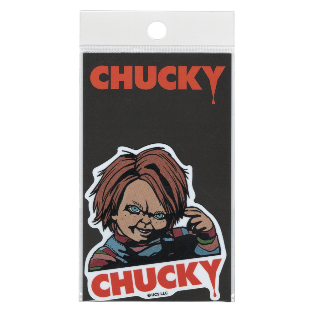 CHUCKY チャッキー ステッカー 挑発 映画 チャイルド・プレイ ホラー CP-003