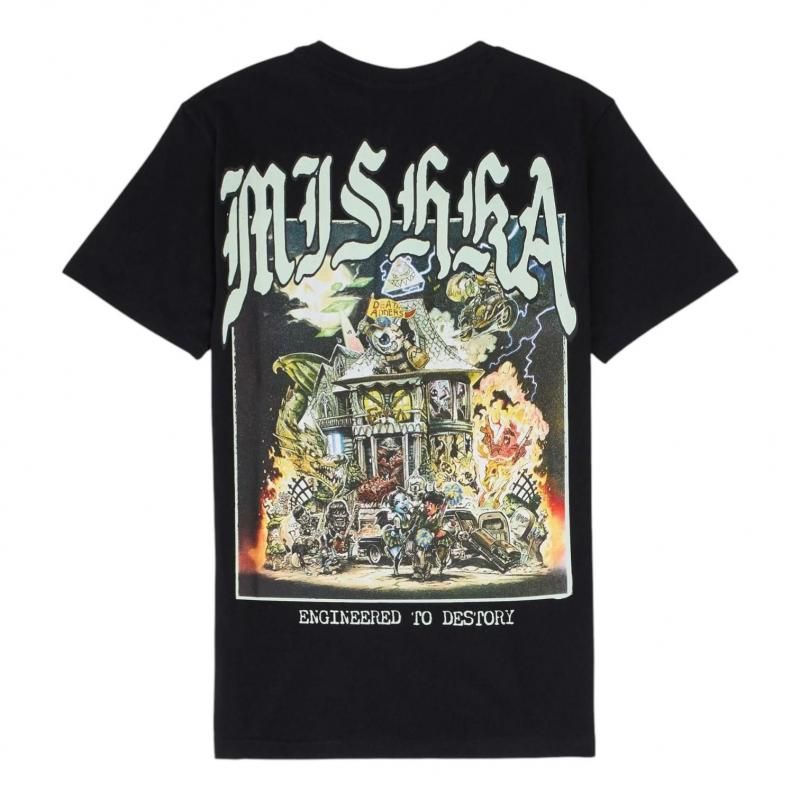 MISHKA Haunted 半袖 Tシャツ BLACK MSK-159