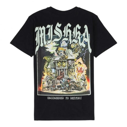 MISHKA Haunted 半袖 Tシャツ BLACK MSK-159