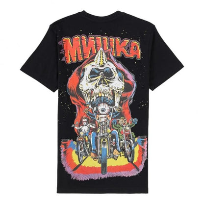 MISHKA Biker 半袖 Tシャツ BLACK MSK-161