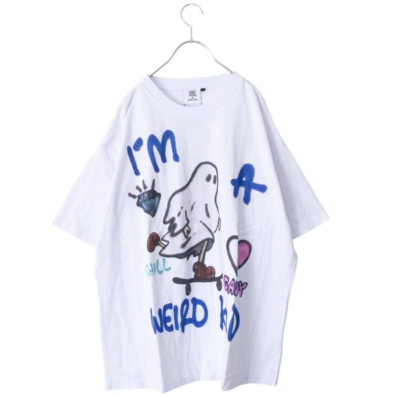 VISION STREET WEAR guernika GHOST-SKATER Tシャツ WHITE