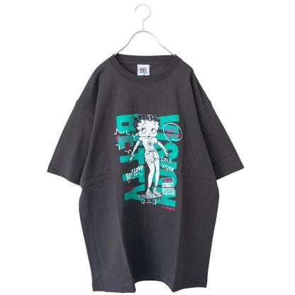 VISION STREET WEAR Betty Boop Graffiti T-shirt BLACK